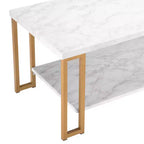 Table basse Karl Home avec plateau en marbre