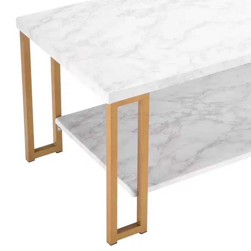 Table basse Karl Home avec plateau en marbre