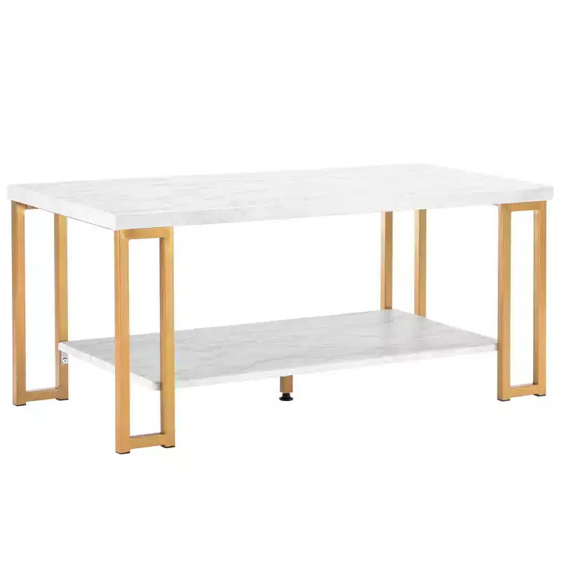 Table basse Karl Home avec plateau en marbre