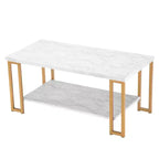 Table basse Karl Home avec plateau en marbre