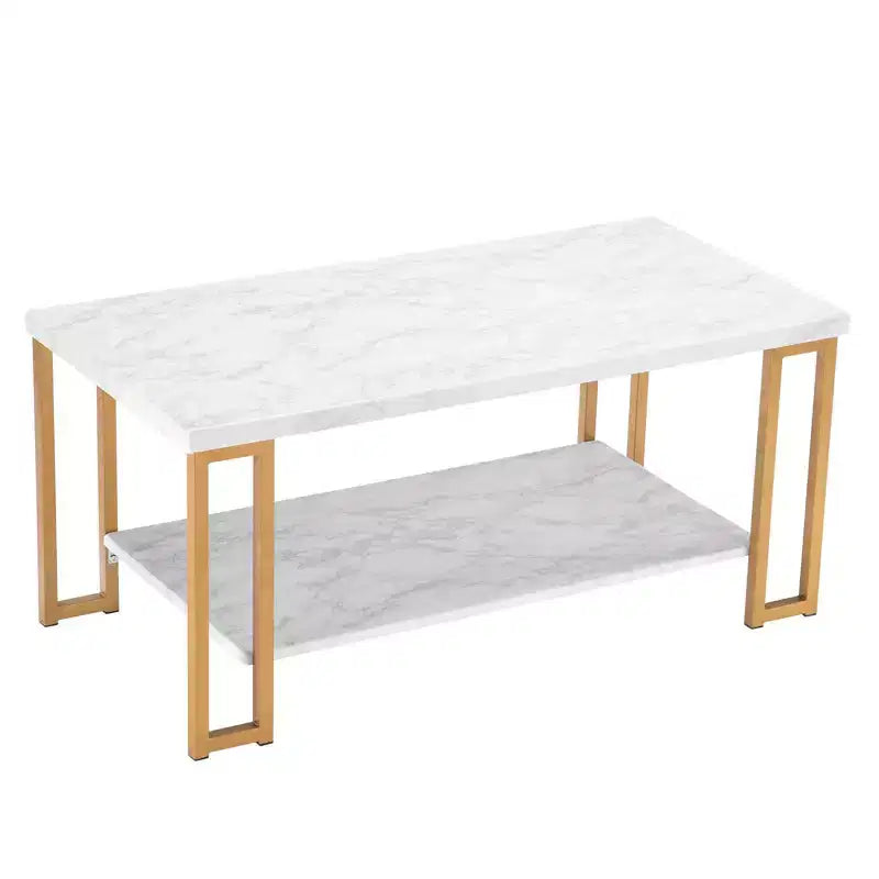 Table basse Karl Home avec plateau en marbre