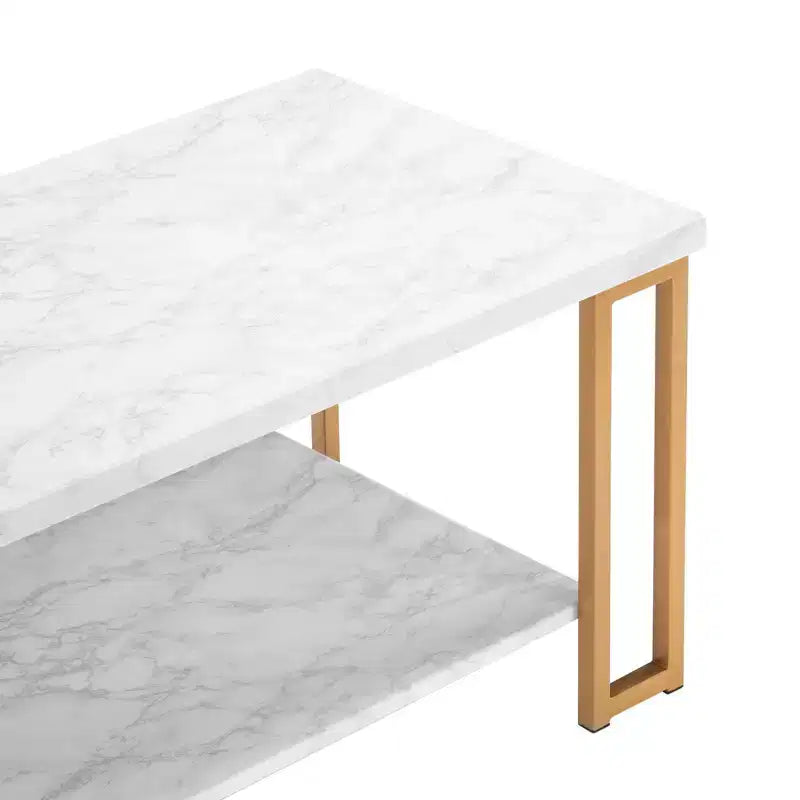 Table basse Karl Home avec plateau en marbre