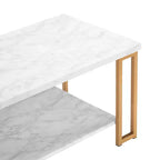 Table basse Karl Home avec plateau en marbre
