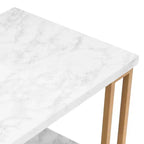 Table basse Karl Home avec plateau en marbre