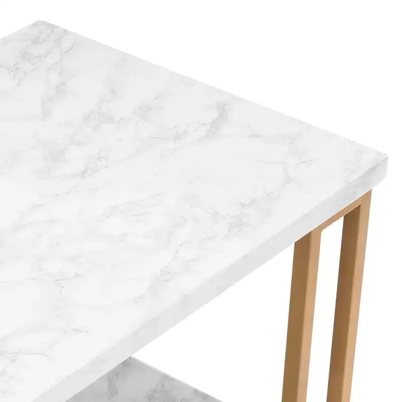 Table basse Karl Home avec plateau en marbre