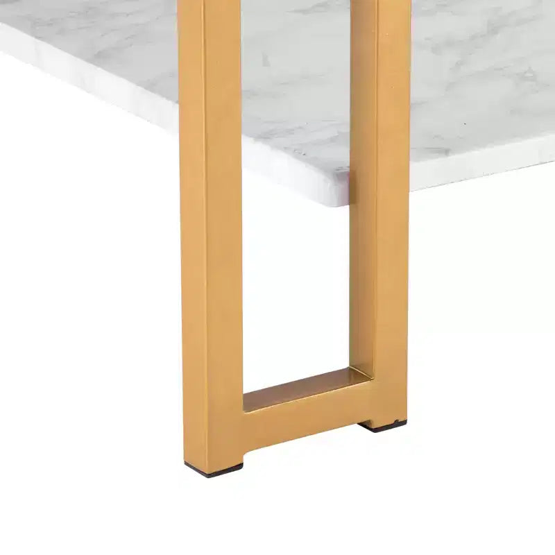 Table basse Karl Home avec plateau en marbre