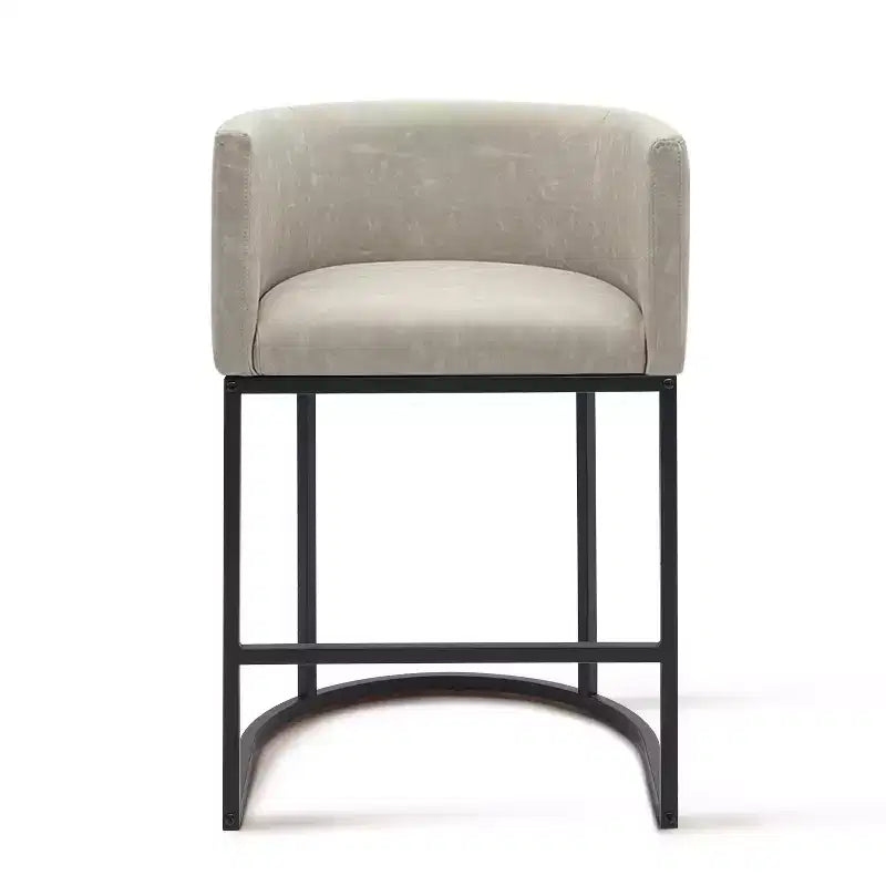 NEWLAYOUT Lot de 2 tabourets de bar hauteur comptoir, hauteur d'assise 61 cm, pour salle à manger, tabourets de bar en cuir PU