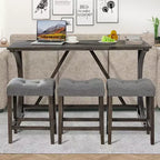 Ensemble de table de bar GDFStudio Kittson 4 pièces avec prise de courant