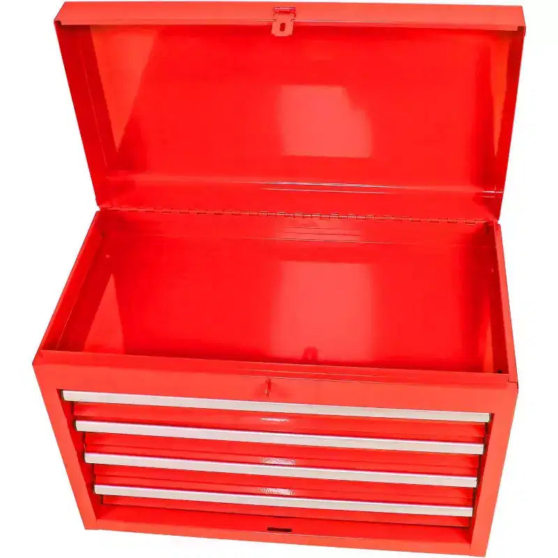 Servante d'atelier roulante à 5 tiroirs, avec étagère réglable et chariot de rangement portable détachable pour garage, entrepôt, atelier, rouge