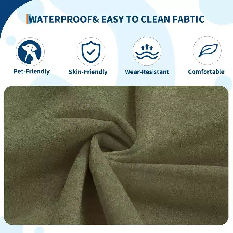 Pouf poire touffeté à la main de 90 cm, causeuse monobloc sans couture en mousse à mémoire de forme imperméable avec une capacité de 400 kg pour le salon et la chambre à coucher