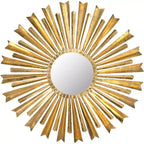 Golden Arrows Sunburst Mirror - 33 x 33 - MIR4027 - Antique Gold - Safavieh