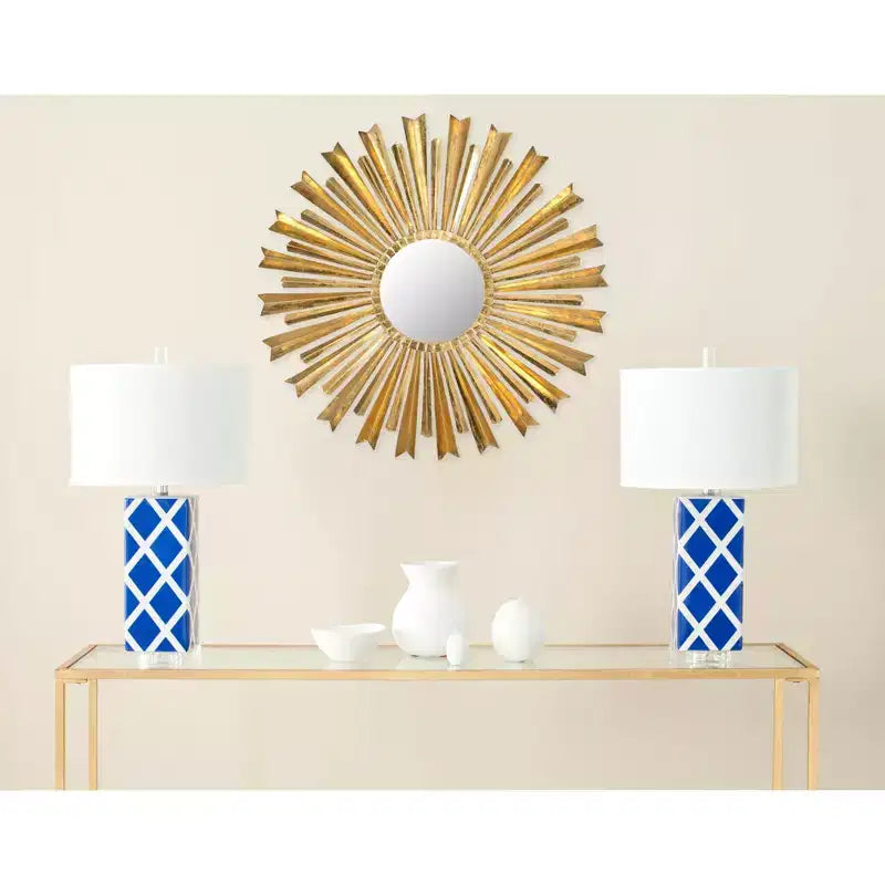 Miroir Sunburst Golden Arrows - 33 x 33 - MIR4027 - Or antique - Safavieh