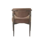 Lot de 2 chaises de salle à manger modernes rembourrées Christopher Knight Home Moriel avec dossier incurvé