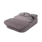 Canapé-lit pliable 2 en 1 de 75 pouces, canapé de sol convertible avec coussin en mousse et couverture multifonctionnelle pour salon, chambre à coucher ou studio