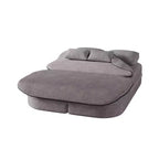 Canapé-lit pliable 2 en 1 de 75 pouces, canapé de sol convertible avec coussin en mousse et couverture multifonctionnelle pour salon, chambre à coucher ou studio