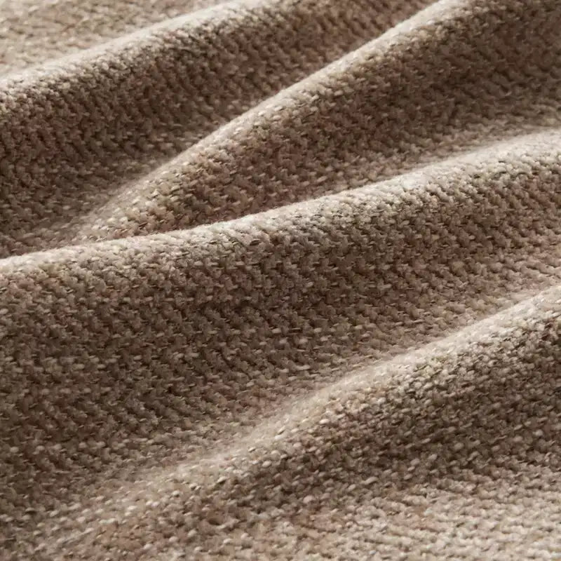 Canapé d'angle et pouf Cloud - Chenille moelleuse, mousse haute densité capitonnée, canapé d'angle compact pour salon