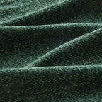 Canapé d'angle et pouf Cloud - Chenille moelleuse, mousse haute densité capitonnée, canapé d'angle compact pour salon
