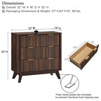Table de chevet haute cannelée de 81 cm, table d'appoint moderne avec plateau en faux marbre, table d'appoint à 3 tiroirs avec rangement, table de chevet pour chambre à coucher, salon