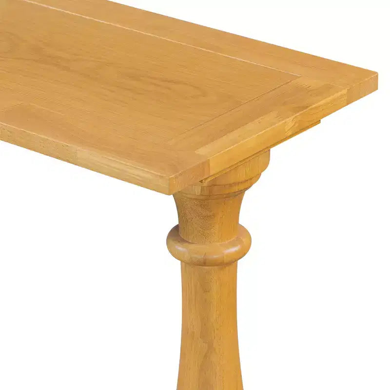 Consoles Bestier pour entrée, table de couloir en bois à 2 niveaux de 152 cm, table de canapé étroite derrière le canapé pour salon, entrée