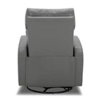 Fauteuil inclinable, pivotant, planant et à bascule en cuir Spruce & Spring avec ports USB