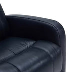 Fauteuil inclinable, pivotant, planant et à bascule en cuir Spruce & Spring avec ports USB