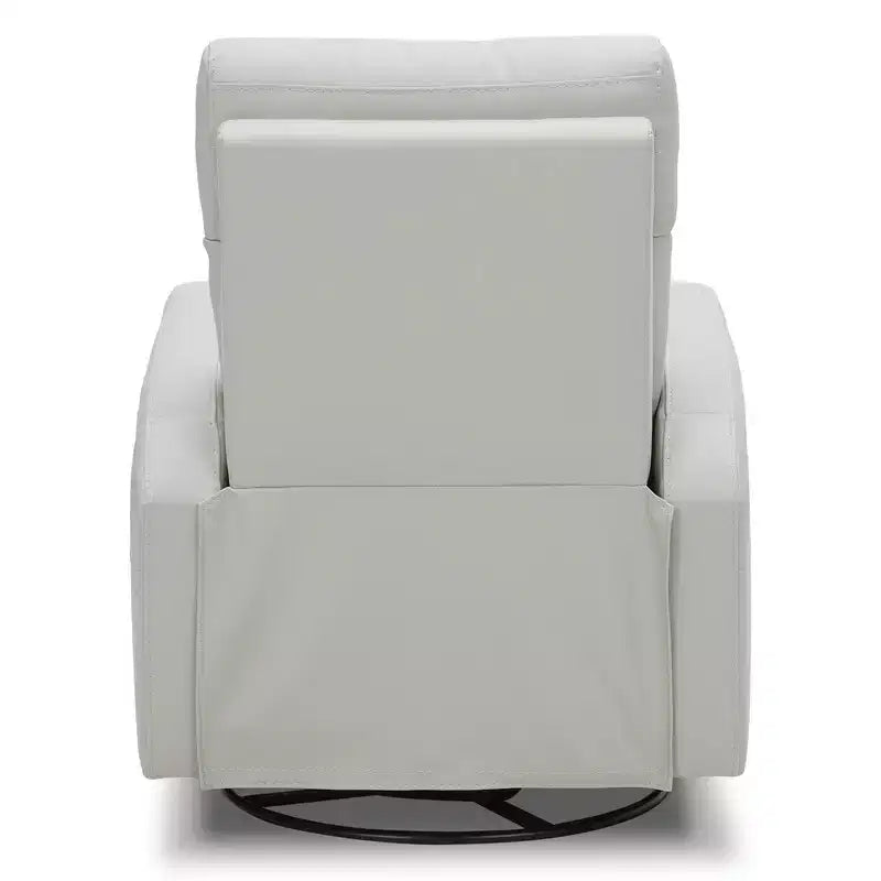 Fauteuil inclinable, pivotant, planant et à bascule en cuir Spruce & Spring avec ports USB