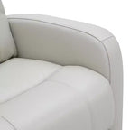 Fauteuil inclinable, pivotant, planant et à bascule en cuir Spruce & Spring avec ports USB