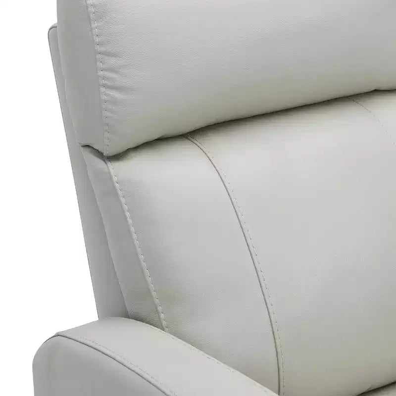 Fauteuil inclinable, pivotant, planant et à bascule en cuir Spruce & Spring avec ports USB