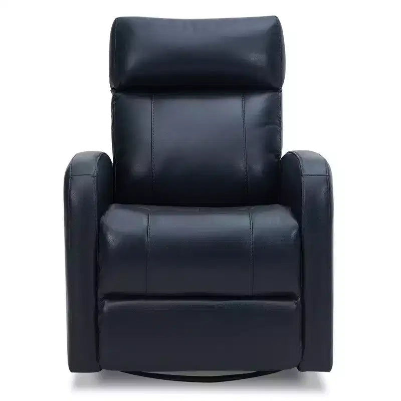 Fauteuil inclinable, pivotant, planant et à bascule en cuir Spruce & Spring avec ports USB