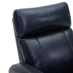 Fauteuil inclinable, pivotant, planant et à bascule en cuir Spruce & Spring avec ports USB