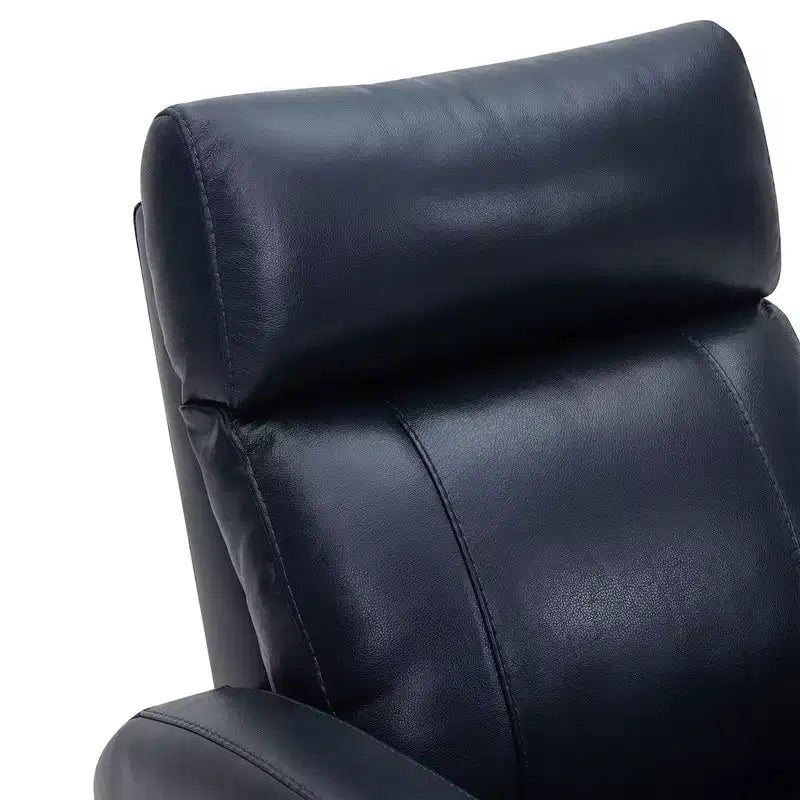 Fauteuil inclinable, pivotant, planant et à bascule en cuir Spruce & Spring avec ports USB