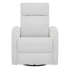 Fauteuil inclinable, pivotant, planant et à bascule en cuir Spruce & Spring avec ports USB
