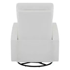 Fauteuil inclinable, pivotant, planant et à bascule en cuir Spruce & Spring avec ports USB