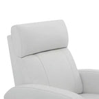 Fauteuil inclinable, pivotant, planant et à bascule en cuir Spruce & Spring avec ports USB