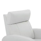 Fauteuil inclinable, pivotant, planant et à bascule en cuir Spruce & Spring avec ports USB