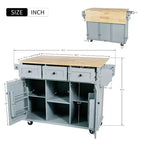 Meuble de rangement Okak, meuble de cuisine à 5 roulettes, 2 portes et rangements intérieurs de porte, meuble pour salle à manger, cuisine