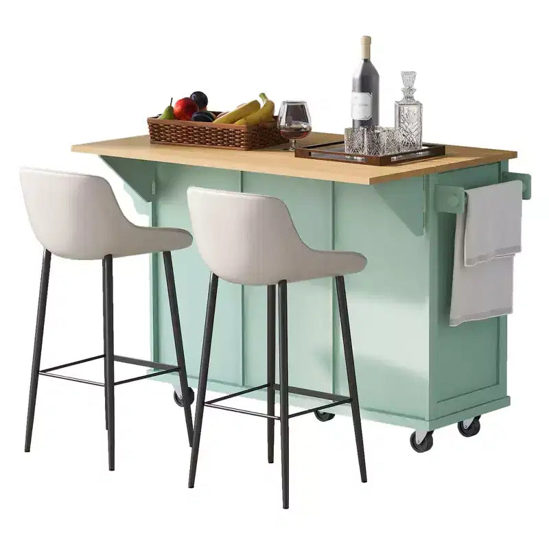 Meuble de rangement Okak, meuble de cuisine à 5 roulettes, 2 portes et rangements intérieurs de porte, meuble pour salle à manger, cuisine