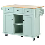 Meuble de rangement Okak, meuble de cuisine à 5 roulettes, 2 portes et rangements intérieurs de porte, meuble pour salle à manger, cuisine
