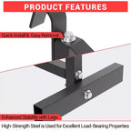 Supports d'étagères pour conteneurs maritimes, lot de 2, 3 niveaux, 500 kg, type à suspendre et à crochet, étagères de rangement pour conteneurs de marchandises, faciles à installer et amovibles, robustes