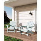 Chaise Adirondack, Mobilier de terrasse, Chaises de brasero extérieur à dossier haut, et Chaise de mobilier d'extérieur pour patio, terrasse, jardin, Montage facile