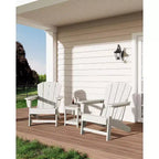 Chaise Adirondack, Mobilier de terrasse, Chaises de brasero extérieur à dossier haut, et Chaise de mobilier d'extérieur pour patio, terrasse, jardin, Montage facile