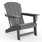 Chaise Adirondack, Mobilier de terrasse, Chaises de brasero extérieur à dossier haut, et Chaise de mobilier d'extérieur pour patio, terrasse, jardin, Montage facile