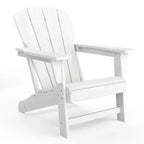 Chaise Adirondack, Mobilier de terrasse, Chaises de brasero extérieur à dossier haut, et Chaise de mobilier d'extérieur pour patio, terrasse, jardin, Montage facile