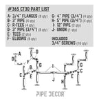 Table Basse Streetlights Par PIPE DECOR