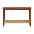 Alaterre Calais Wood Console Table, Chestnut