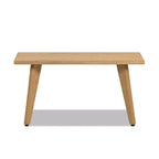 Jennifer Taylor Home Capri 35.5 Solid Red Oak Wood Bench