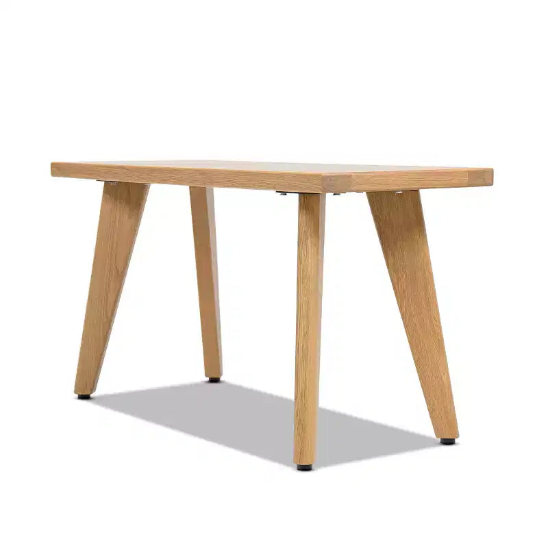 Banc en bois de chêne rouge massif Jennifer Taylor Home Capri 35,5 po
