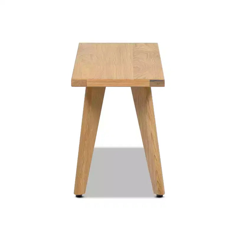 Banc en bois de chêne rouge massif Jennifer Taylor Home Capri 35,5 po