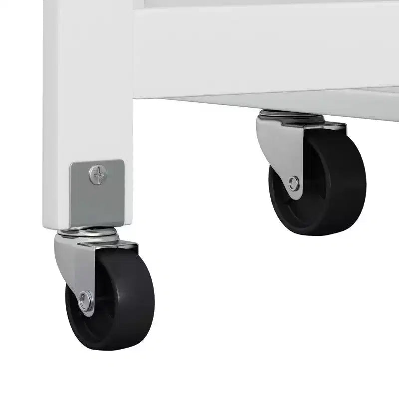 Dessertes de cuisine avec armoire 2 portes, 2 tiroirs, îlot roulant pour cuisine avec rangement, chariot de bar