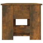 Table basse Chêne fumé Bois d'ingénierie 79 x 49 x 41 cm